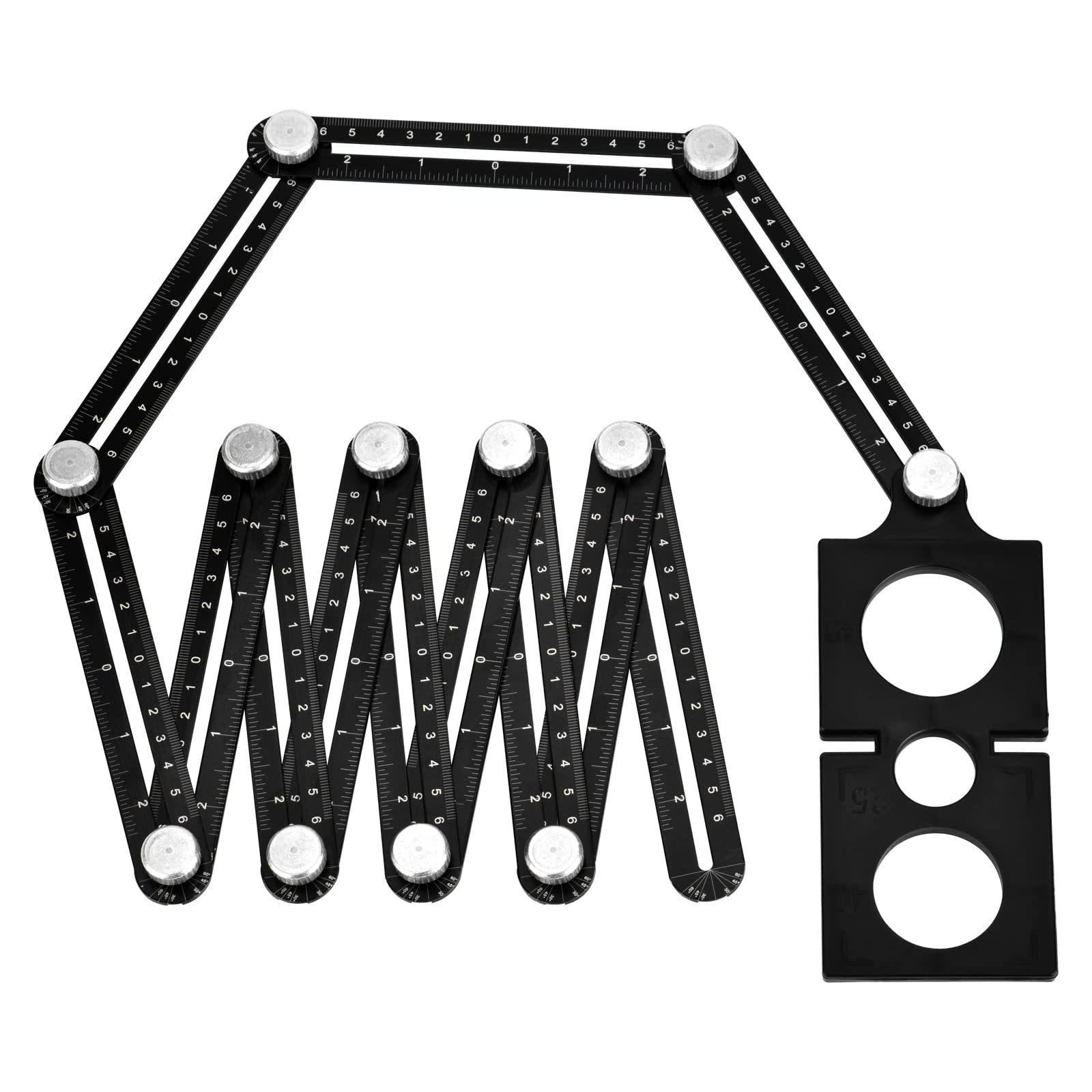 Righello Multi Angolo ANCLLO - 12 Lati In Lega Alluminio Per Misurazioni Precisi, Legno Piastrelle - Foto 13