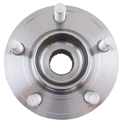 Miniatura 32 de TRQ Juego de 2 rodamientos de rueda delantera y conjunto de cubo compatible con Ford Mustang 2005-2007 2005-2014