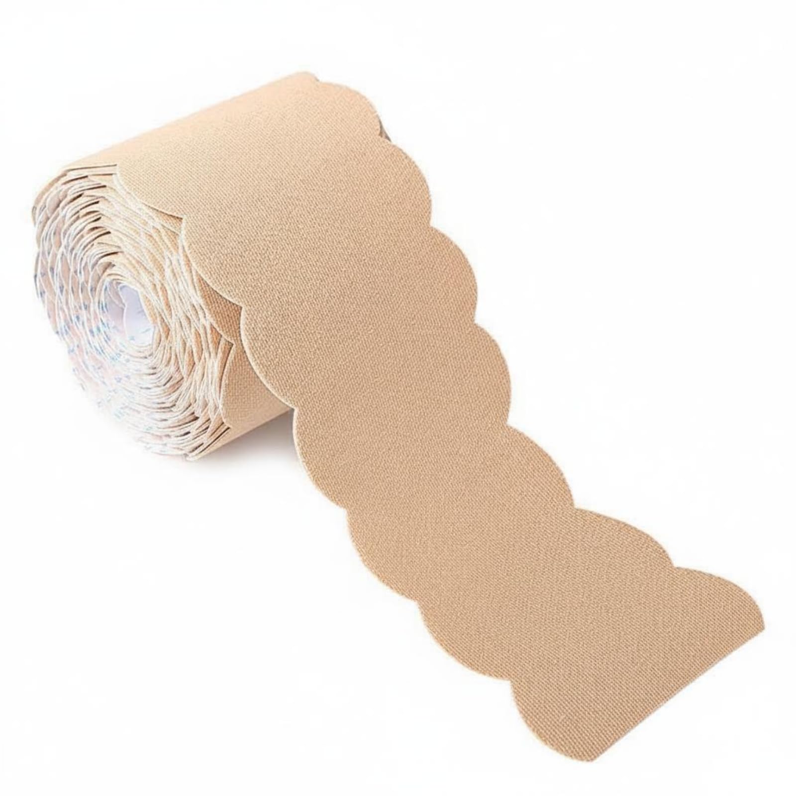 SNAPPSY Lace Like Scalloped Border Underarm Tape Skin Tone Sweat Absorbing Underarm Sticker, Elastic Fabric-picture-45