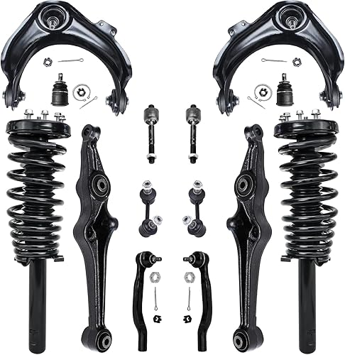 Miniatura 57 de Detroit Axle - Kit de puntales delanteros de 6 piezas para Chevrolet Aveo Aveo5 Pontiac G3 Wave, barra estabilizadora, varillas de acoplamiento