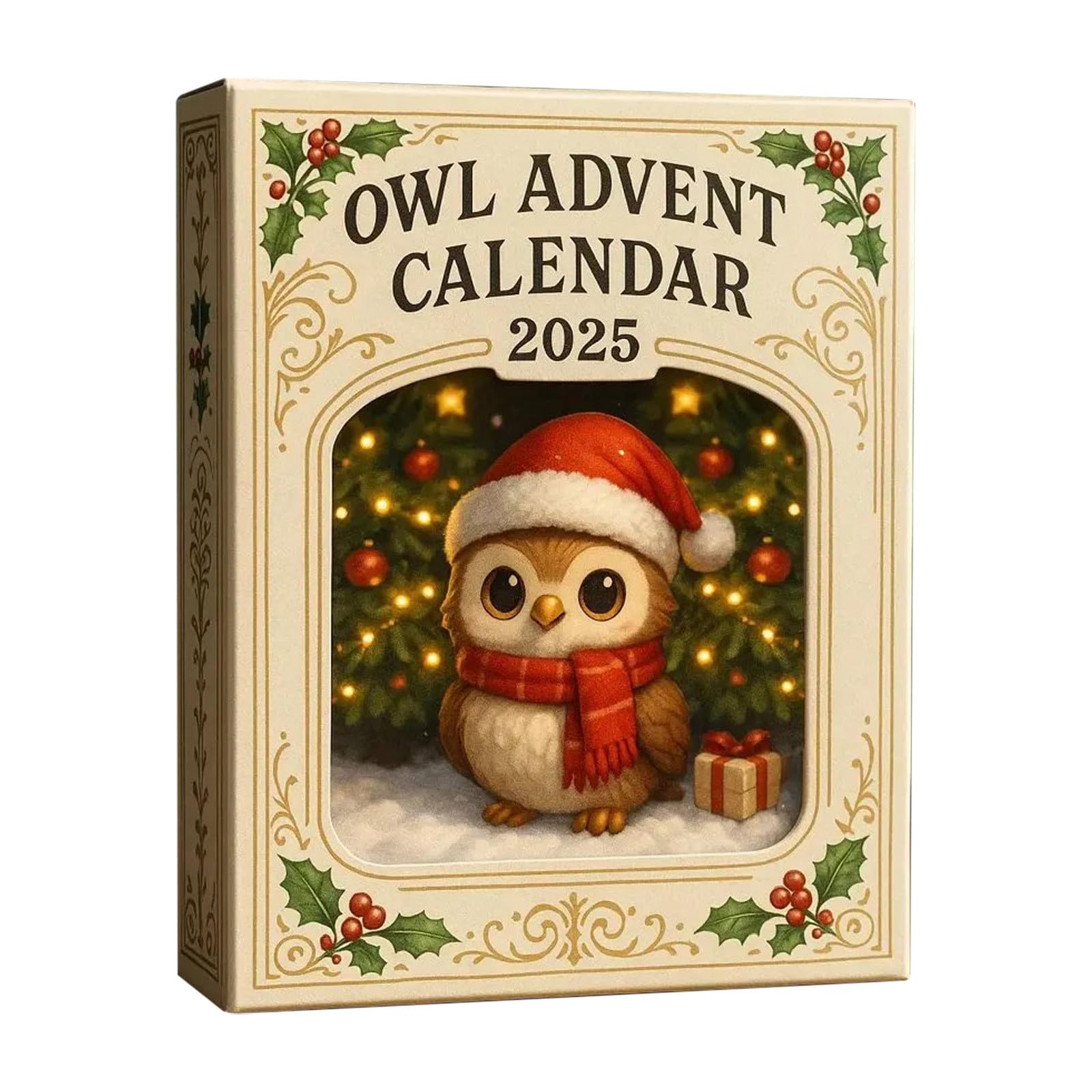 Owl Themed 2026 Festive Holiday Countdown With 24 Miniature Collectible Figurines And Acrylic For Home Bird Lover Idea 070925