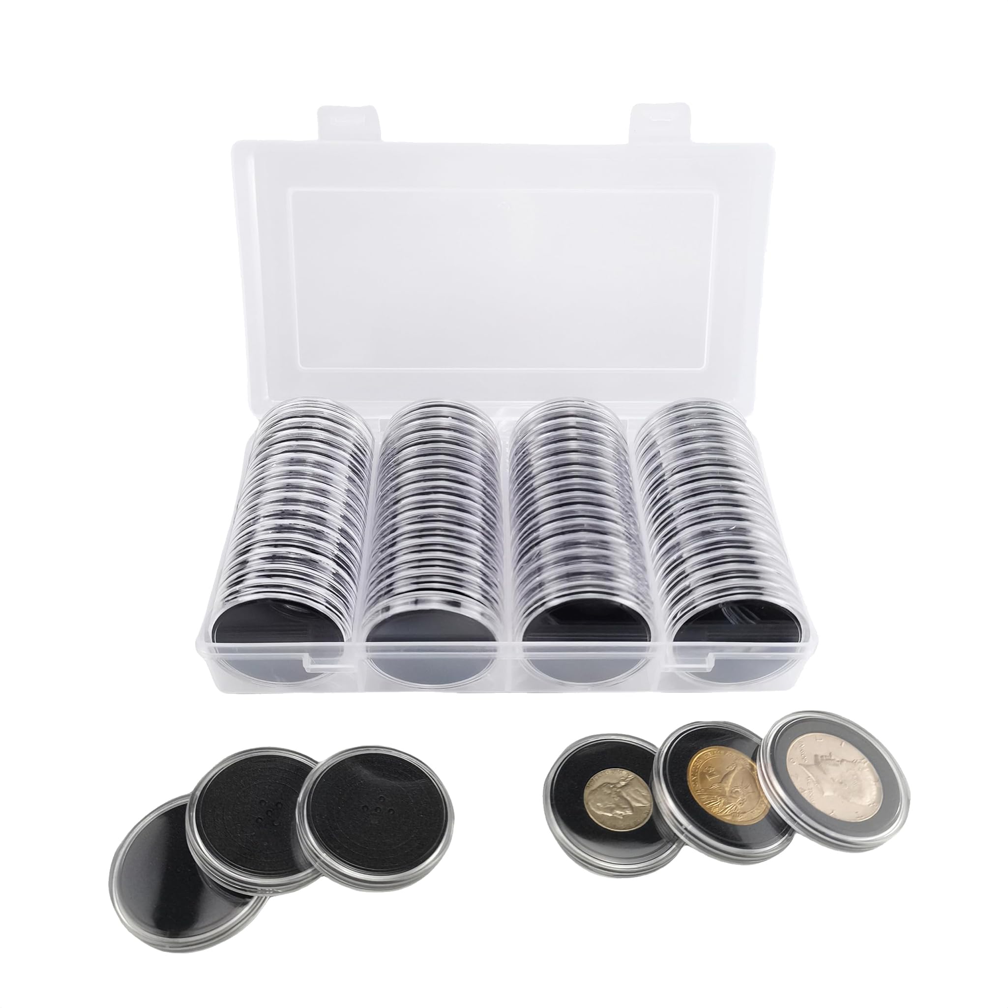 【新品未使用】NEIGHBORHOOD MESH COIN CASE Amazon.com : Umiserhoo 41mm Clear Coin Capsules with Adjustable