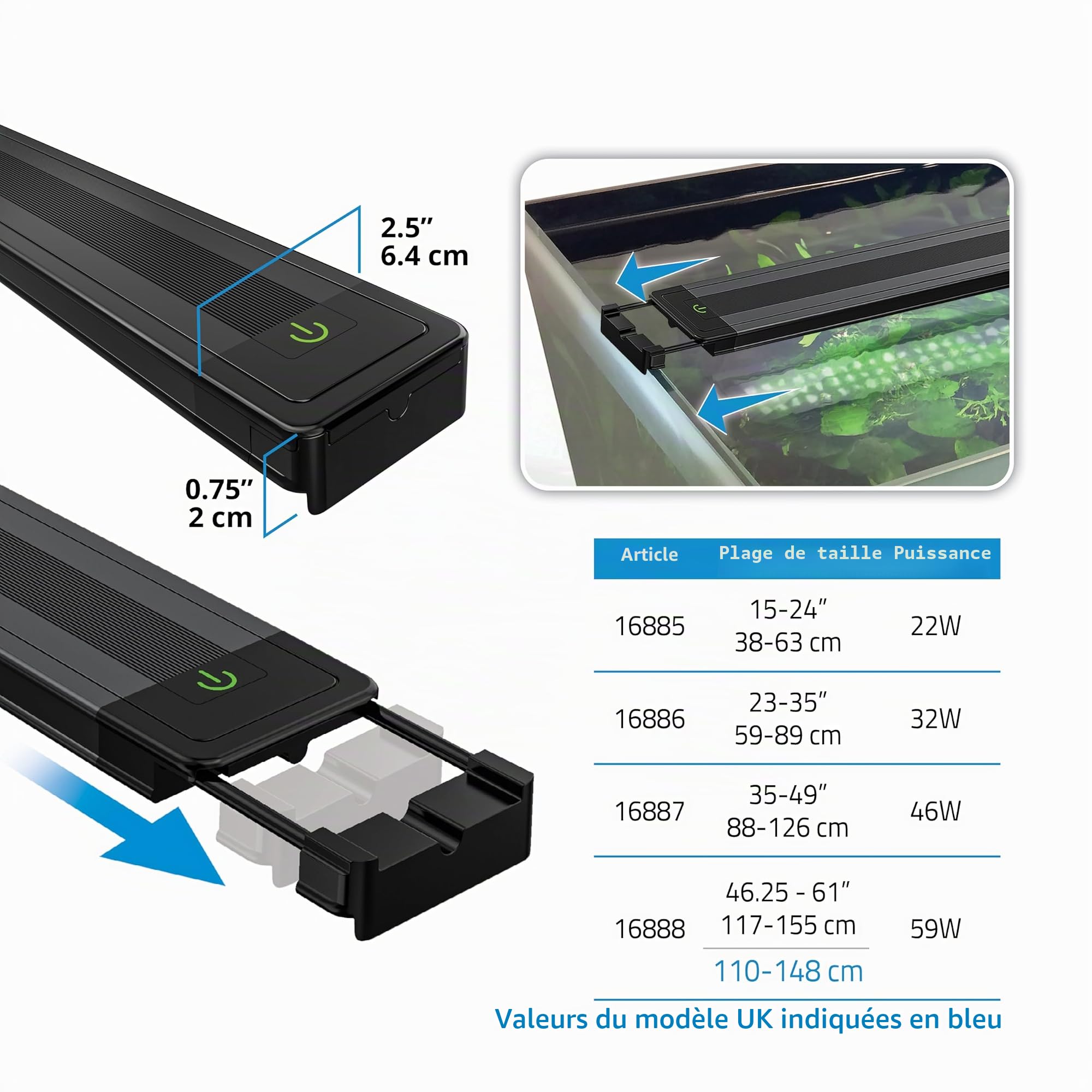 Fluval Plante LED 4.0, 59 W (110,5-148,1 cm)