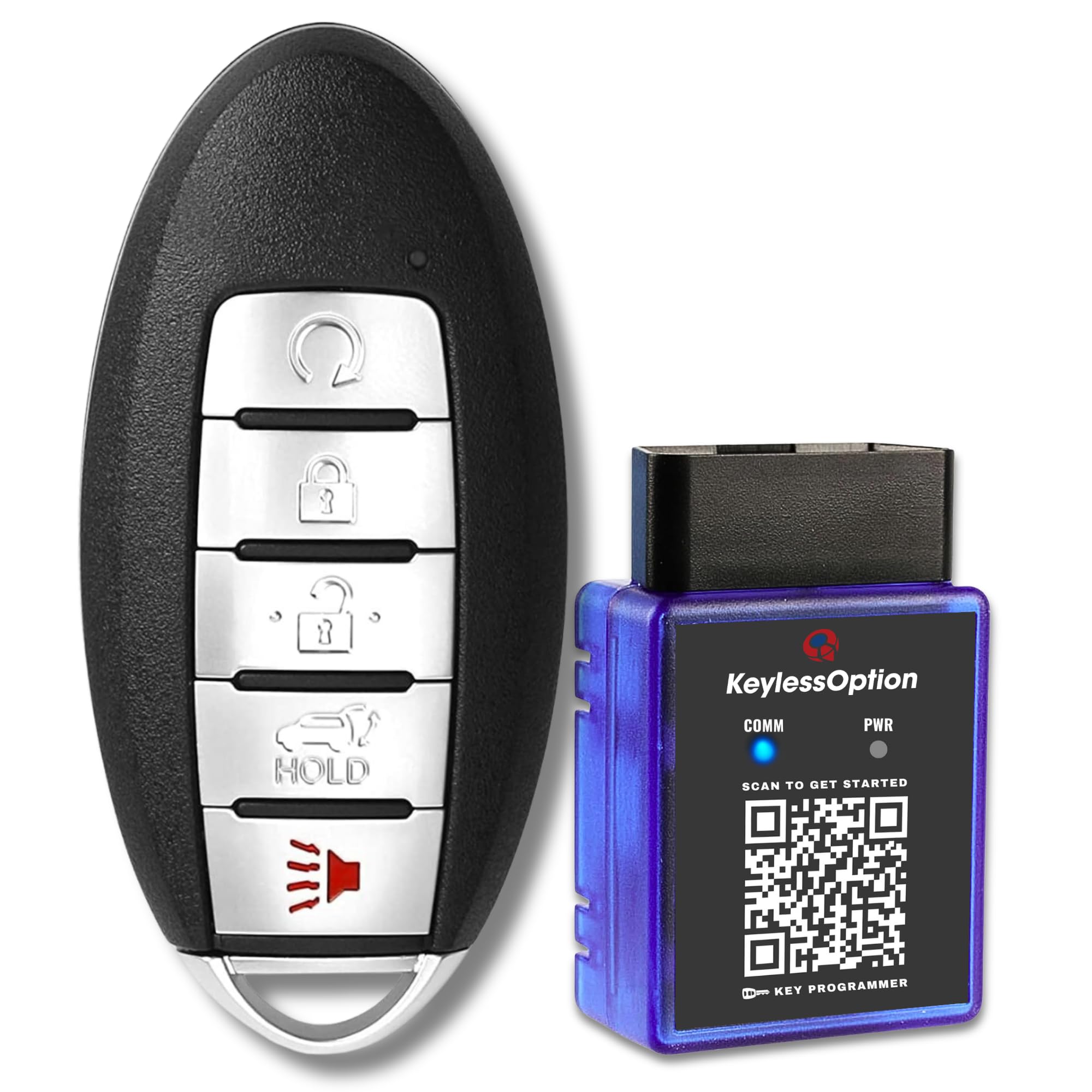 KeylessOption OBD Key Fob Programmer DIY Pairing Tool App Smar