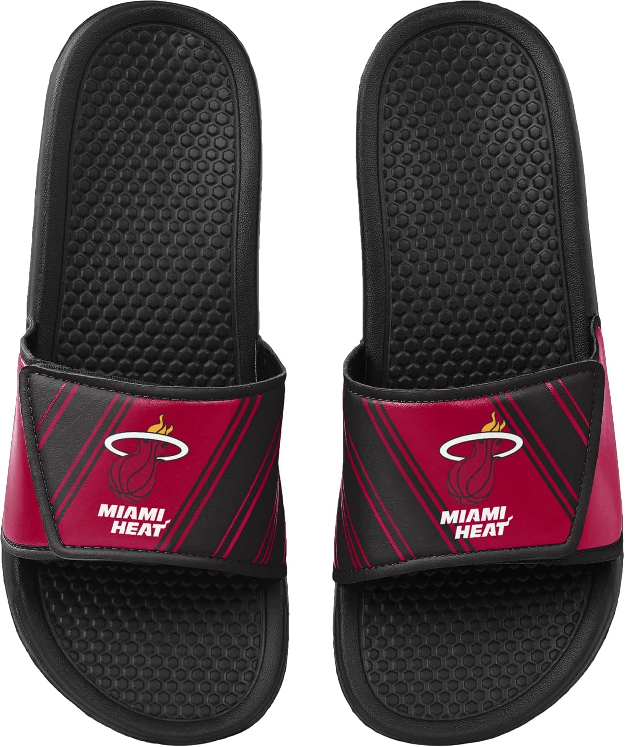 FOCO Miami Heat NBA Mens Legacy Sport Slide - M - Image 4