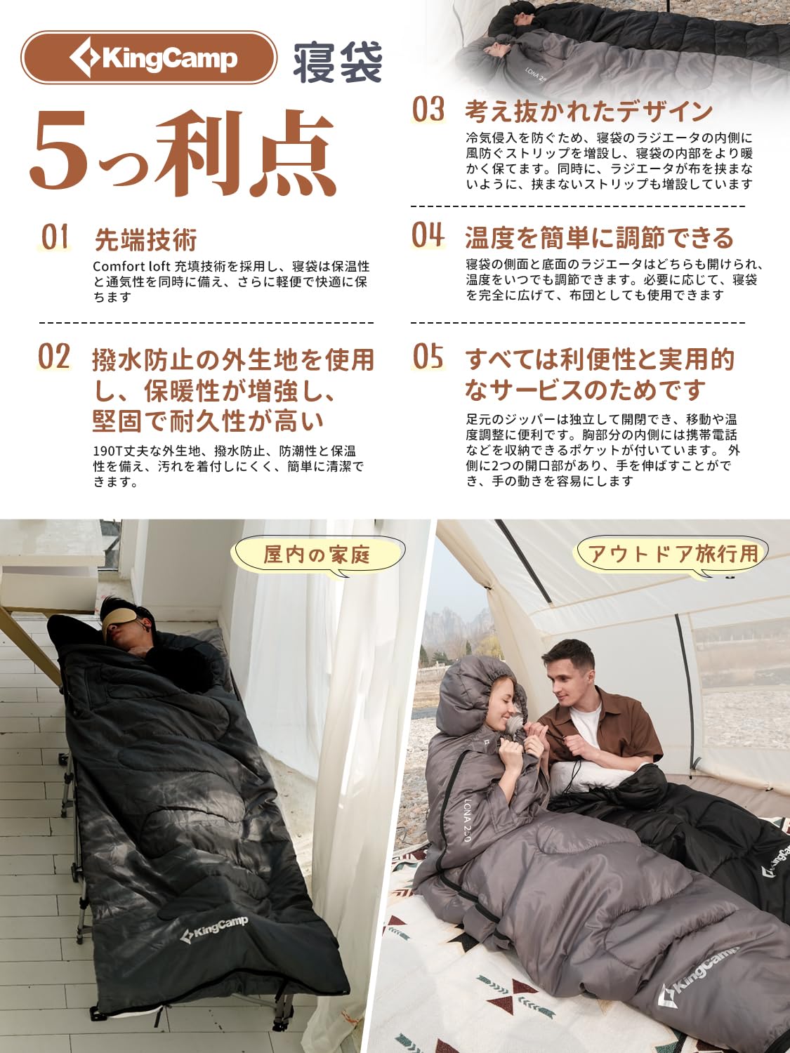 新品 KINGCAMP キングキャンプ 寝袋 100cm ワイド シュラフ 黒 楽天市場】【9/10限定☆33%OFF価格に10%クーポン+P5倍】KingCamp