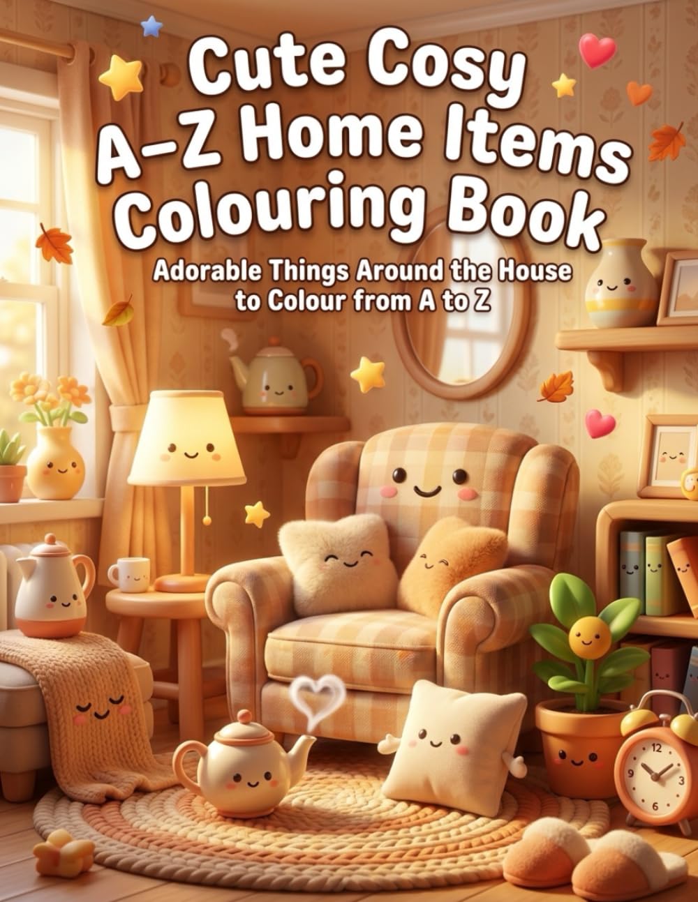 Cute Cosy A–Z Home Item: Colouring Book