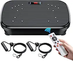 PUREROYI Máquina De Exercício De Plataforma Vibratória, Plataforma Vibratória Para Drenagem Linfática, Capacidade De 330 Libras, Máquinas De Plataforma Vibratória Para Todo O Corpo, Ajuda Na Perda D