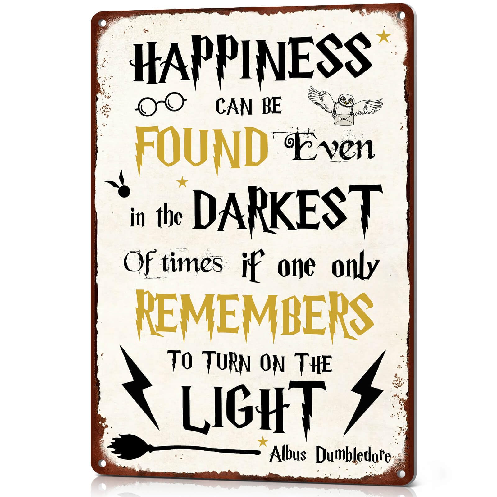 Happiness Can Be Found Sign: Vintage Magic Decor Review