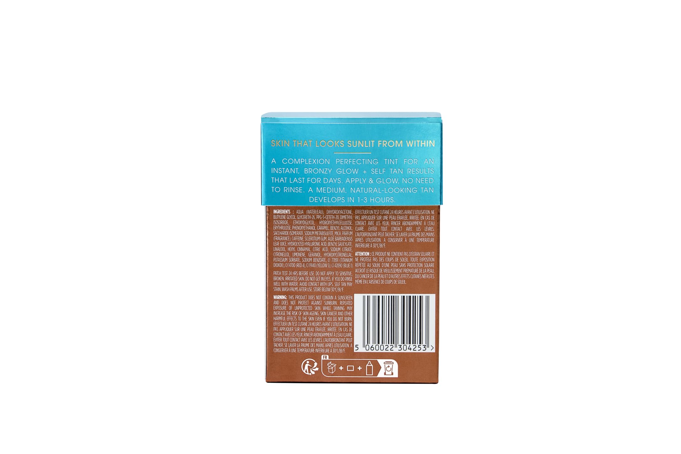 St.Tropez Sunlit Skin Bronzing Tint and Liquid Bronzer For Face & Skin, Creates A Sun-Kissed Glow with Hyaluronic acid, 1 FL OZ