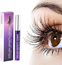 Sérum Crece Pestañas, 8ML Serum Pestañas Crecimiento, Eye Lash Growth Serum, Suero Potenciador De PestañAs Y Cejas Serum con Ingredientes Naturales Crea Pestañas Gruesas y Largas