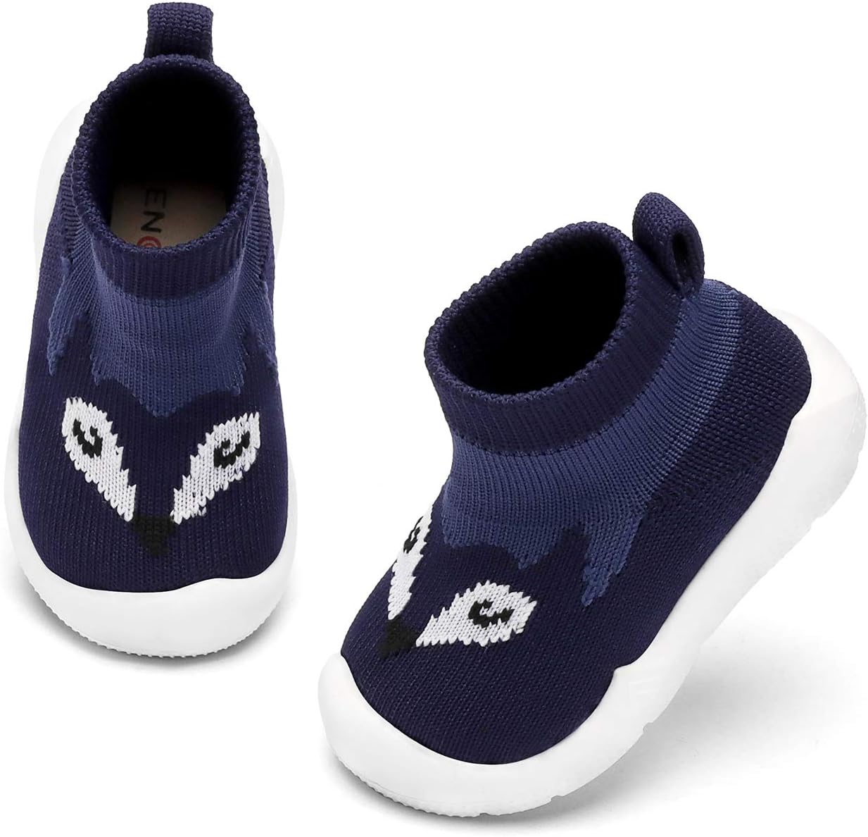 EngtoyBaby Shoes Baby Sock Shoes Baby Walking Shoes Infant Non-Slip Breathable Slippers with Soft Rubber Sole Baby Boys Girls Slip On Sneakers