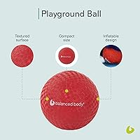Vista 5 de Balanced Body Bola de juegos, herramienta de masaje y alineación, esfera de ejercicio inflable, 5 pulgadas