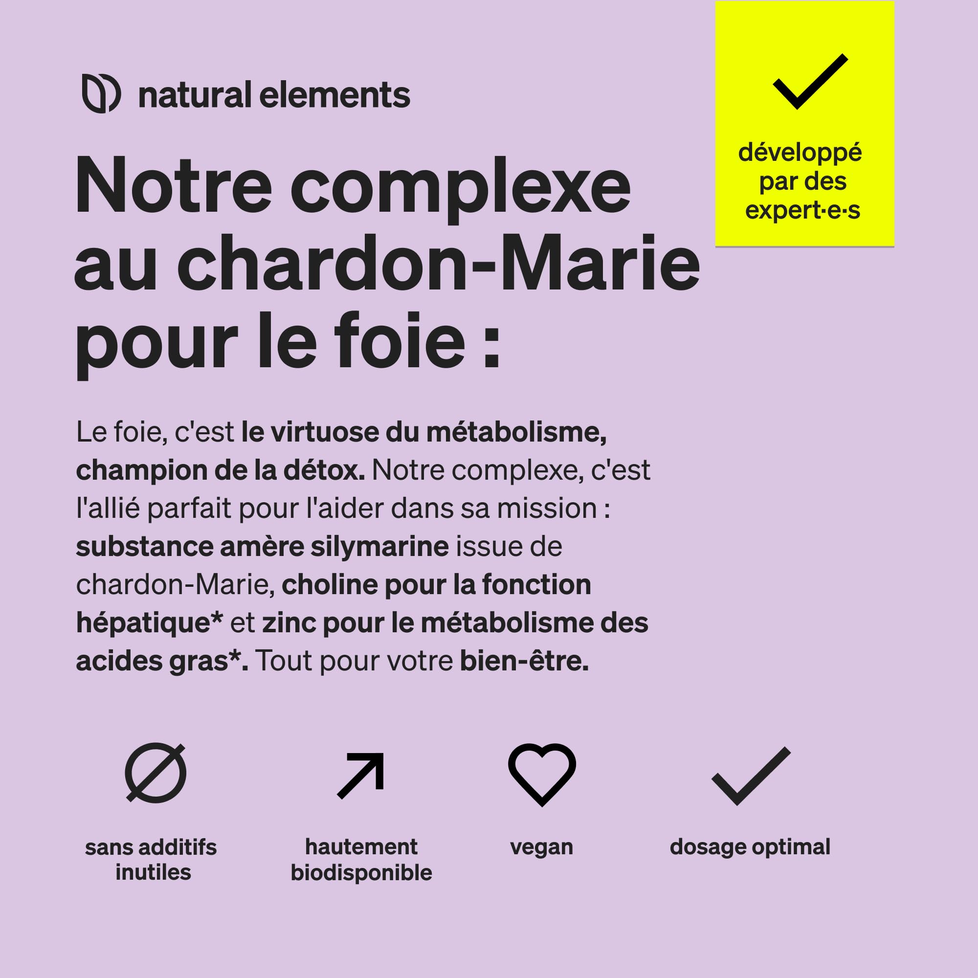 Complexe au chardon-Marie pour le foie – 120 capsules – chardon-Marie, choline, extrait d'artichaut, curcuma & zinc – cure du foie vegan & généreusement dosée – contrôlé et produit en Allemagne