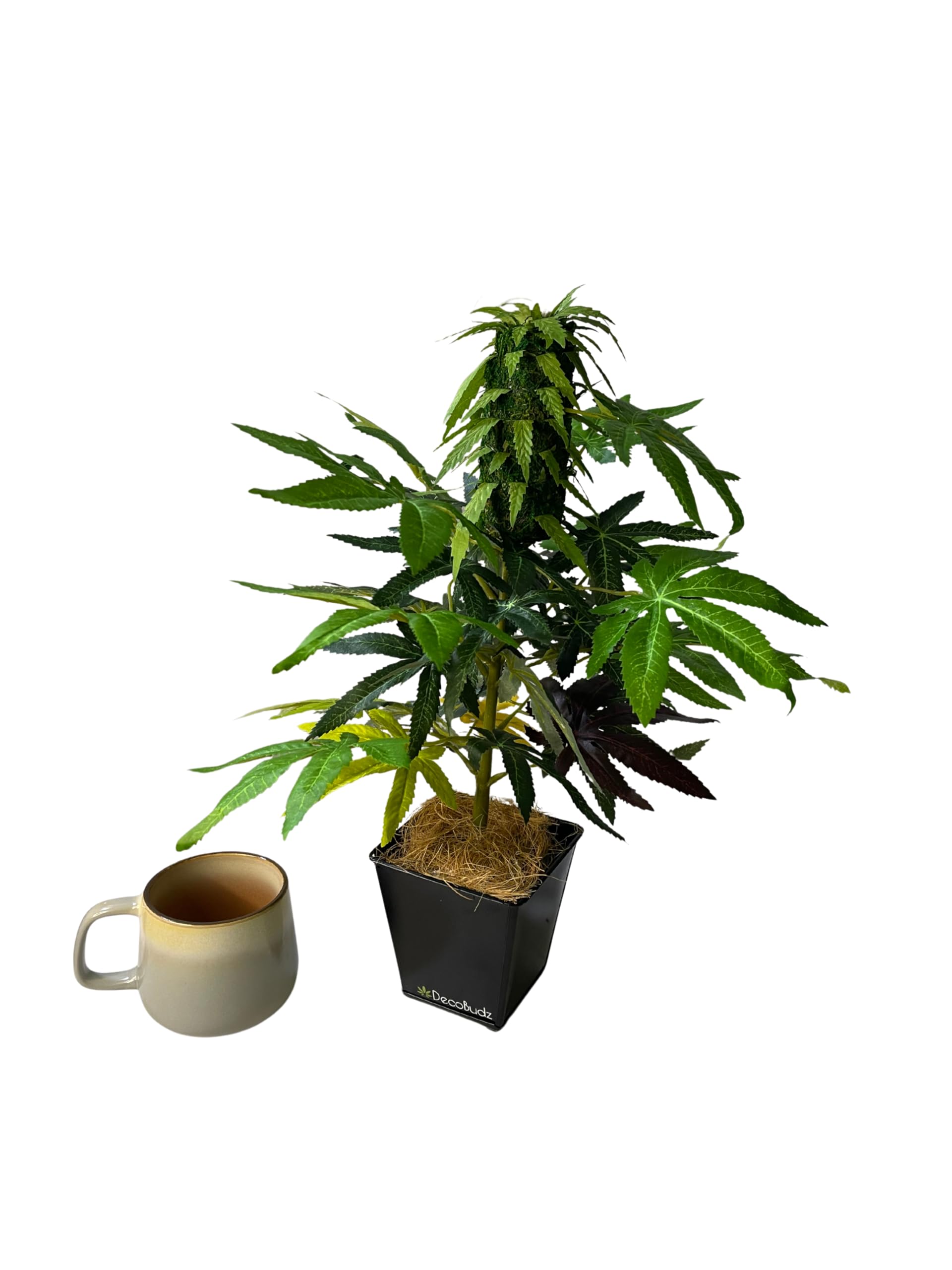 DecoBudz 人工大麻 Amazon｜DecoBudz リアルな人工大麻装飾 – 人工雑草植物 15インチ