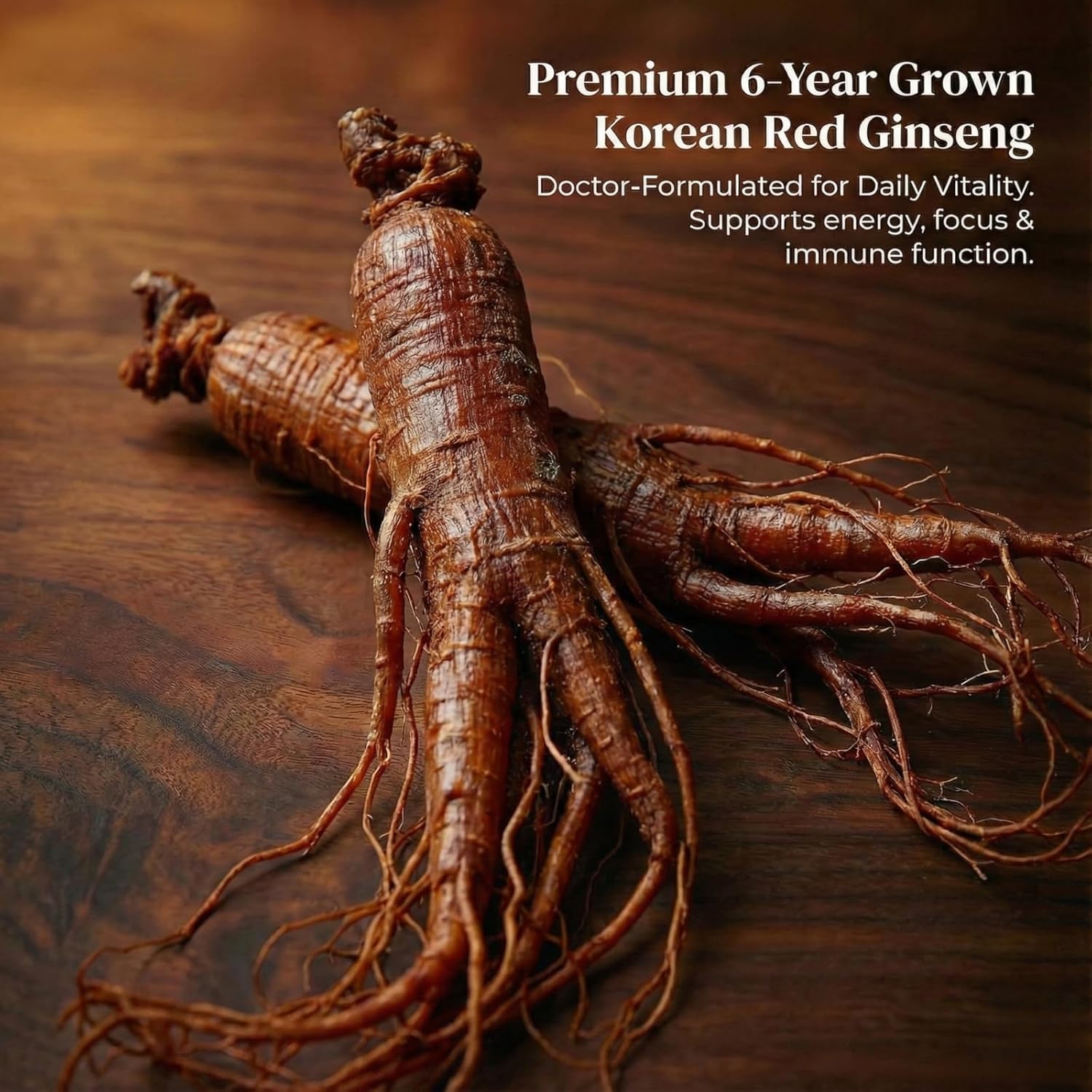 Korean Red Ginseng Prime Liquid Extract - 11mg Ginsenosides, 6-Year-Old Panax Red Ginseng for Energy & Immune Support - Dr. Kim Formulated, No Added Sugar, Vegan - 5 Pouches (30 mL Each) - Image 3