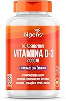Bigens Vitamina D3 2000ui Em Óleo TCM (MCT), Softgel, 60 Cápsulas