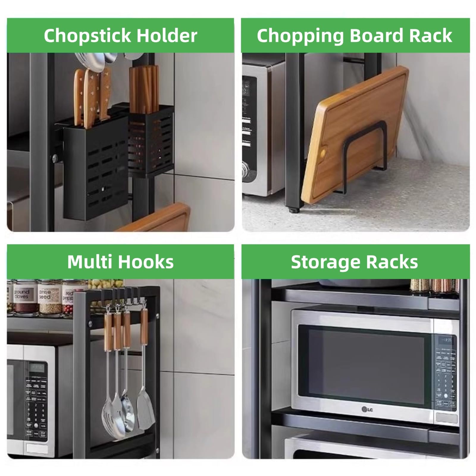 Fleau Uitschuifbaar Magnetron rek XL - Keukenkast Organizer - Aanrecht Organiser - Ovenkast - Magnetronkast - Keukenrek Fleau Uitschuifbaar Magnetron rek XL - Keukenkast Organizer - Aanrecht Organiser - Ovenkast - Magnetronkast - Keukenrek