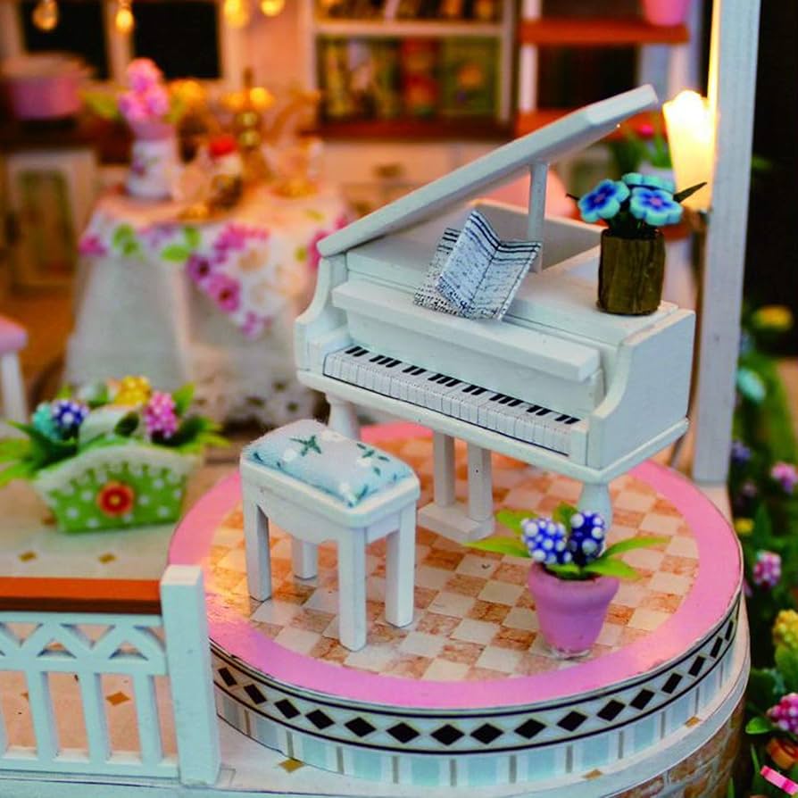 Amazon.co.jp: ドールハウスDIYミニチュアルームセット