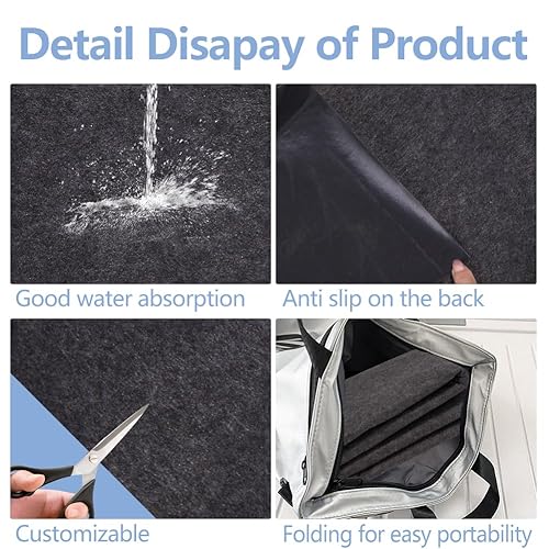 Miniatura 2 de Tapete grande de 71 x 55 pulgadas para casa de juegos al aire libre, antideslizante, tapete de actividades para casa de juegos, impermeable, para