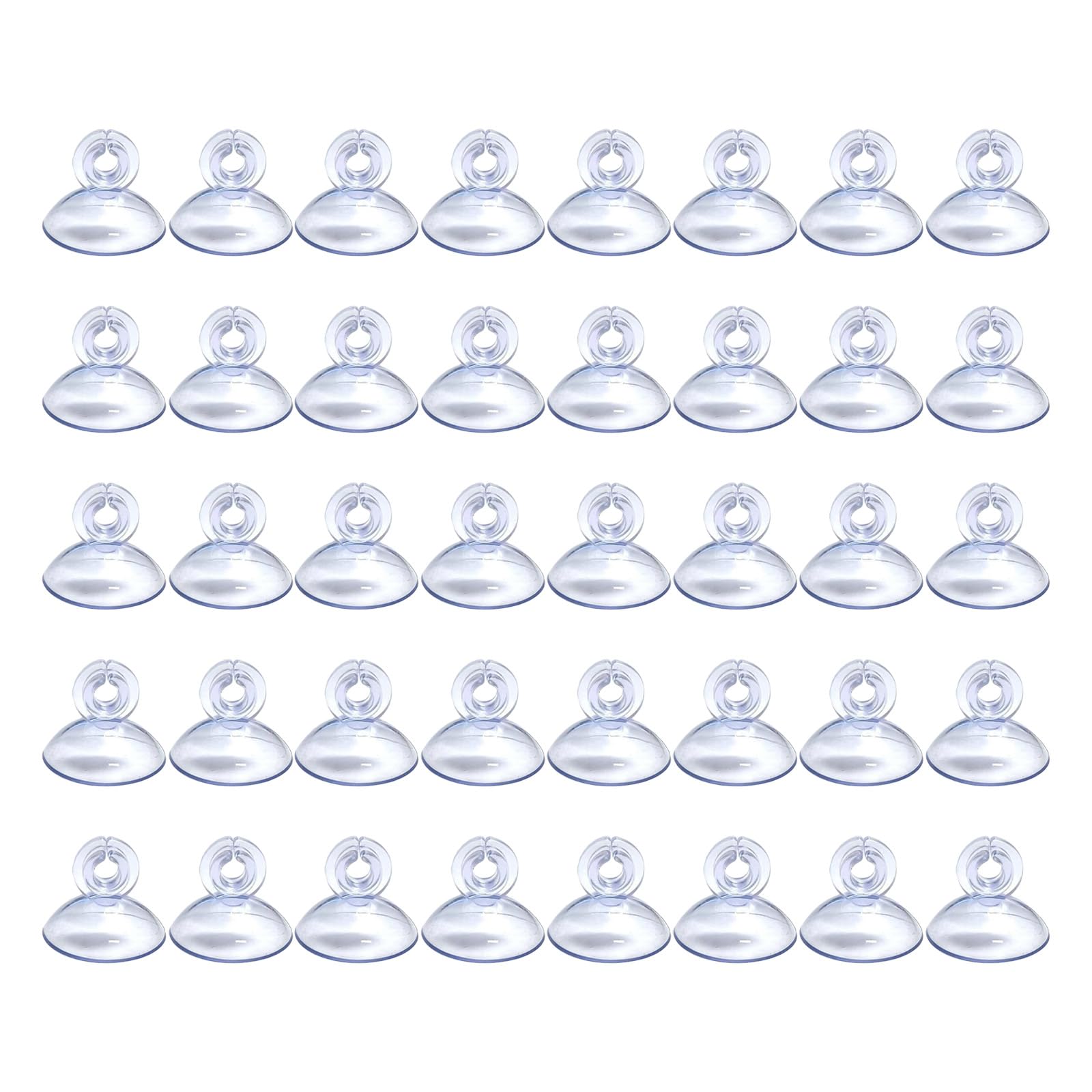 HDOYTXXM Of 40 Miniature Suction Cups Specifically Designed for Light Chain Featuring Strong Adhesion Ensuring Secure Holders Easy Installation on Smooth Surfaces PVC Suction