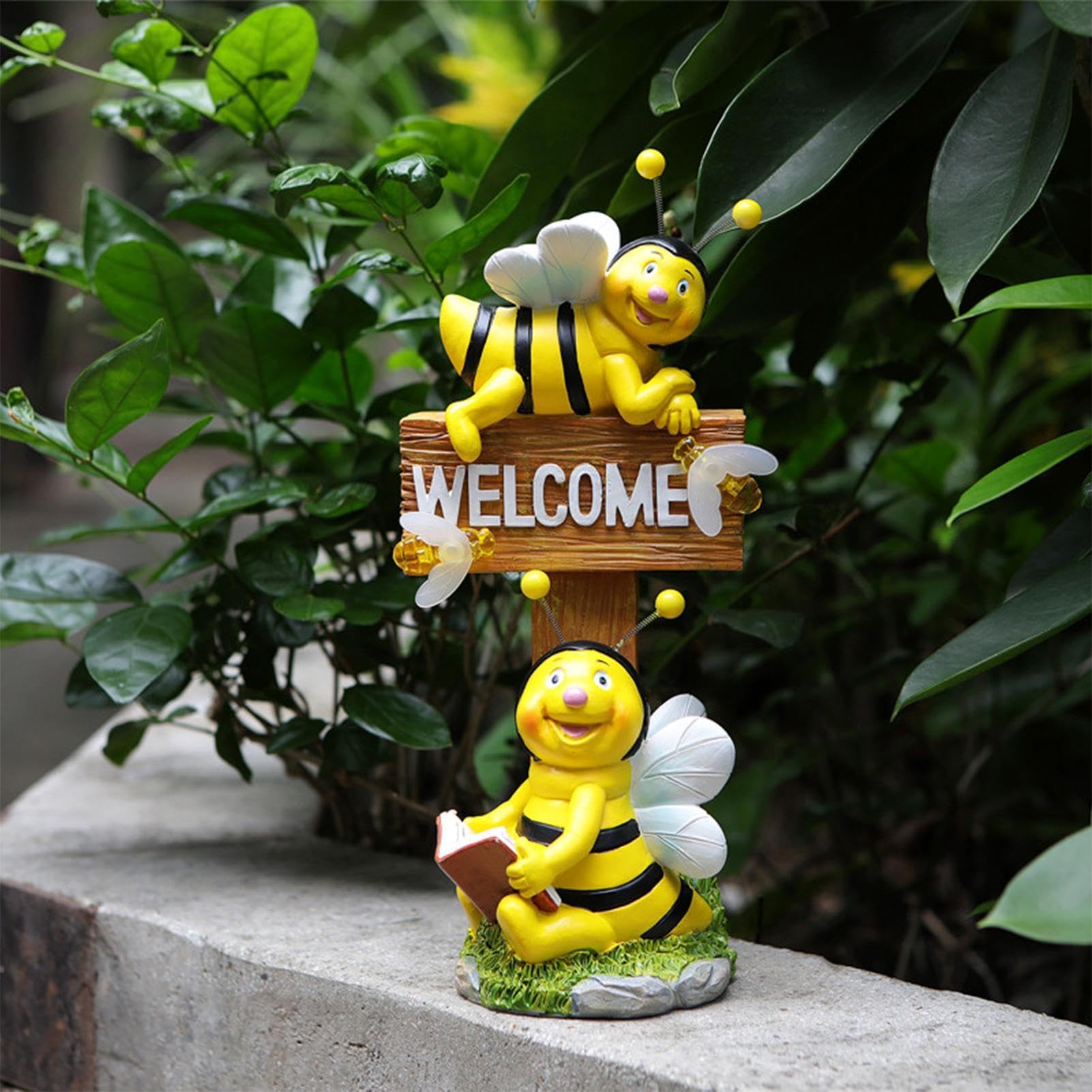 Figura Luminosa De para Exterior Estatua Solar Decorativa Jardín Adorable