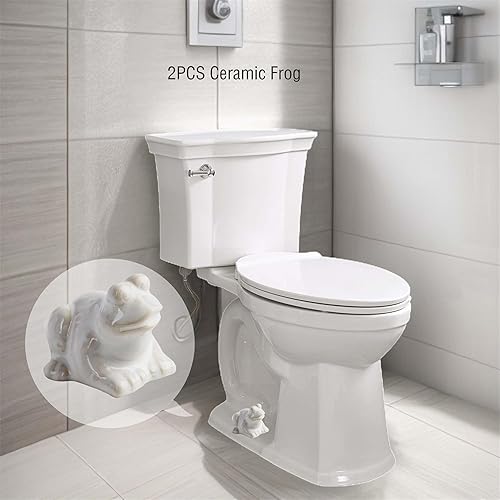 Miniatura 10 de Tapas de pernos de suelo de tortuga marina verde, tapas de cerámica para pernos de inodoro de tortuga marina, bonita decoración de baño, divertidos