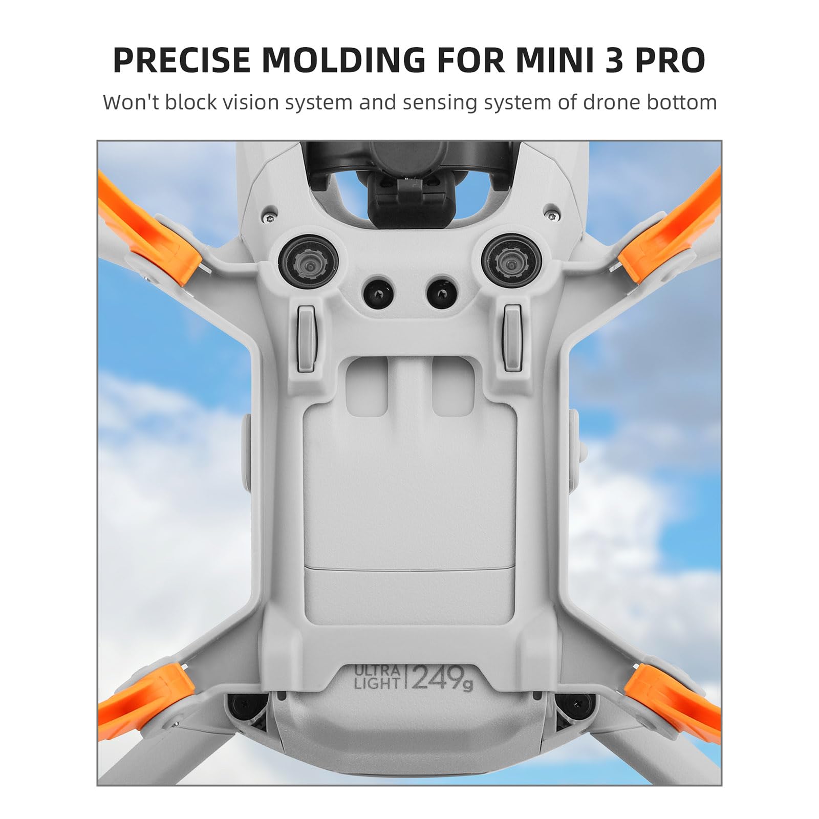 30mm Height Extension Protection Landing Gear Bracket for DJI Mini 3 Pro Drone Repair Accessories