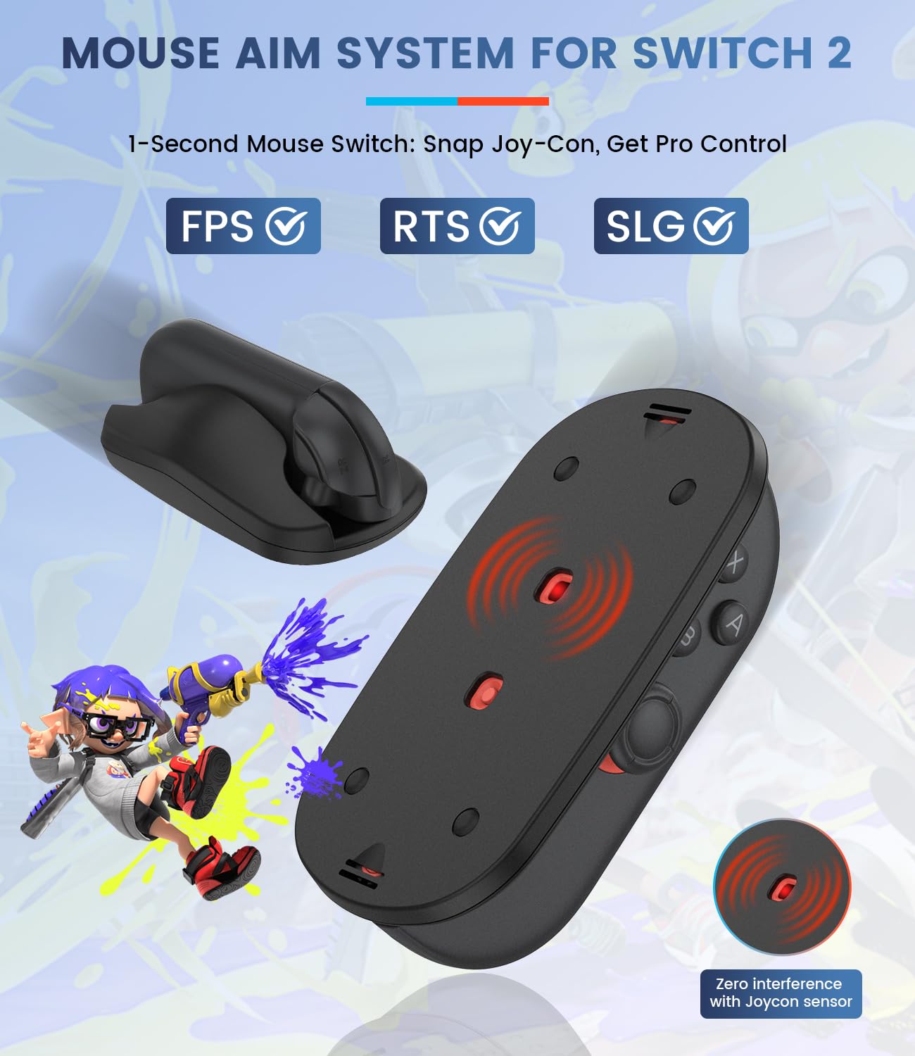 Switch 2 Accessories Bundle for Nintendo Switch 2 (2025): Carrying Case, Console Protective Cover&TPU Grips, HD Screen Protector, Joy-Con Charger, FPS Mouse Grip, 4 x Thumb Grips, Steering Wheel Joycon Grip for Mario Kart, Wrist Straps for Just Dance - Image 8