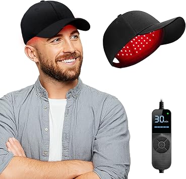 Laser Cap, Promote Hair Growth in Males or Females. Red Light Therapy for Hair Growth Cap