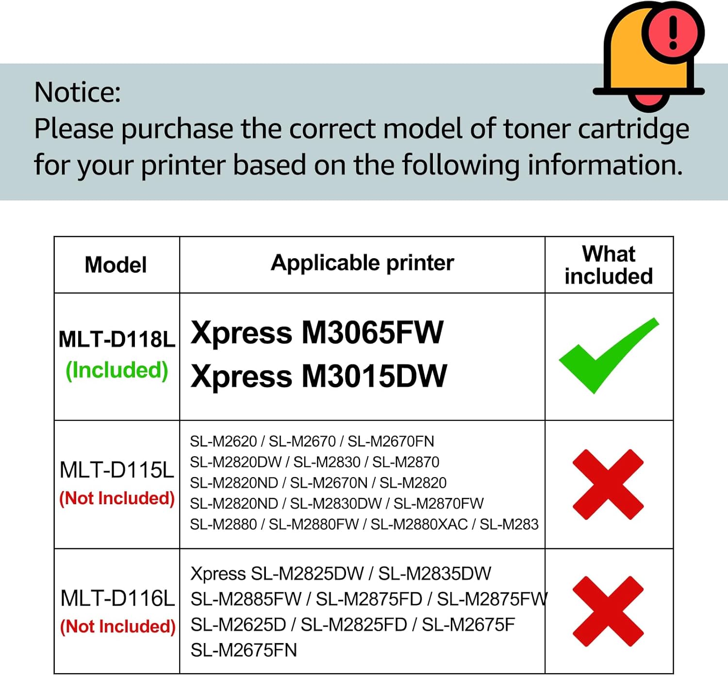 GREENCYCLE 2-Pack Compatible Toner Cartridge Replacement for Samsung MLT-D118L MLT-D118S D118L D118S Use for Xpress M3015DW M3065FW Printer (4000 Pages per Toner )