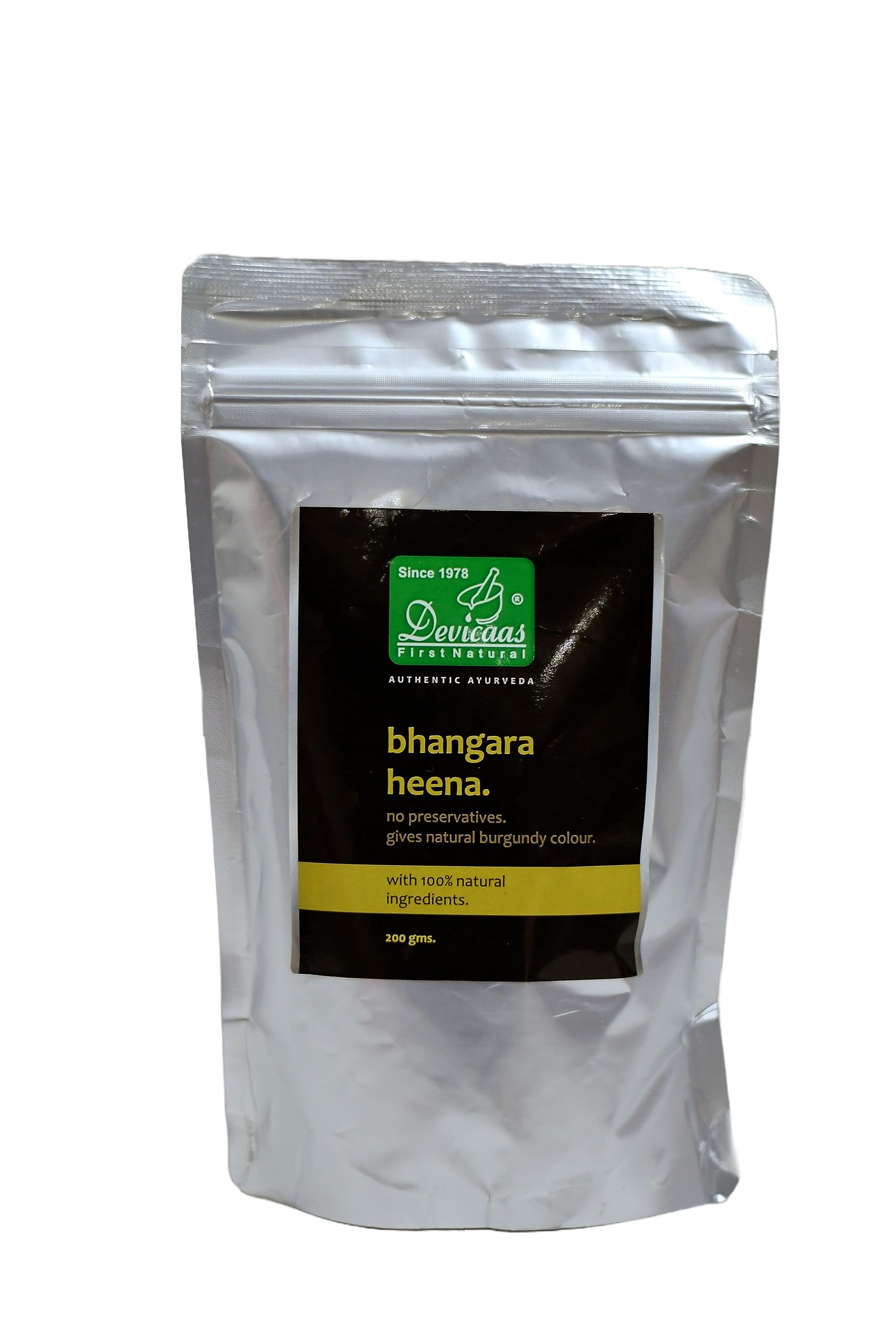 Devicaas Bhangra Henna 200G | 100% Natural Burgundy Colour | Traditional Hair Colorant | False Daisy for Hair Nourishment-picture-27