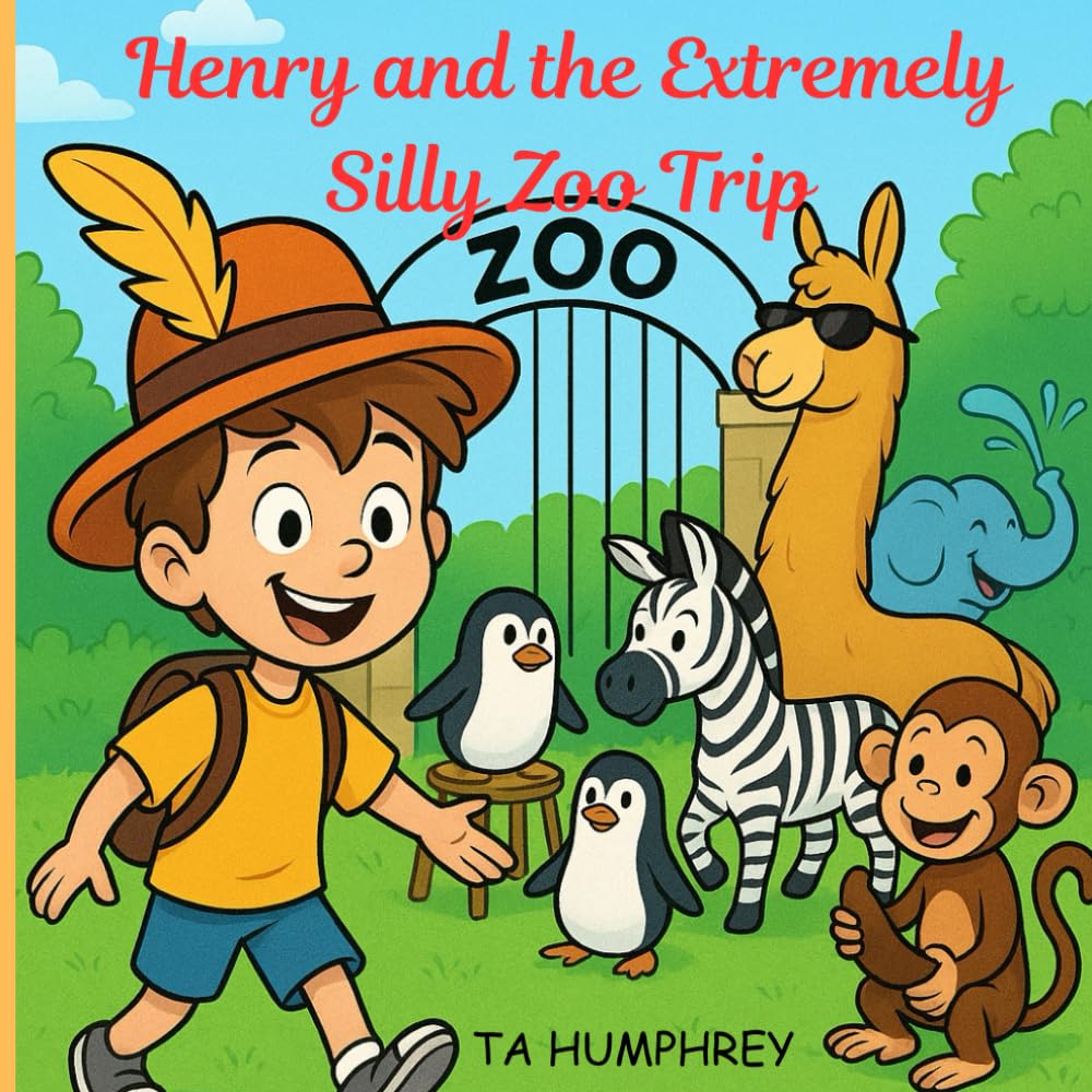 Henry and the Extremely Silly Zoo Trip: Coloring and Story Book