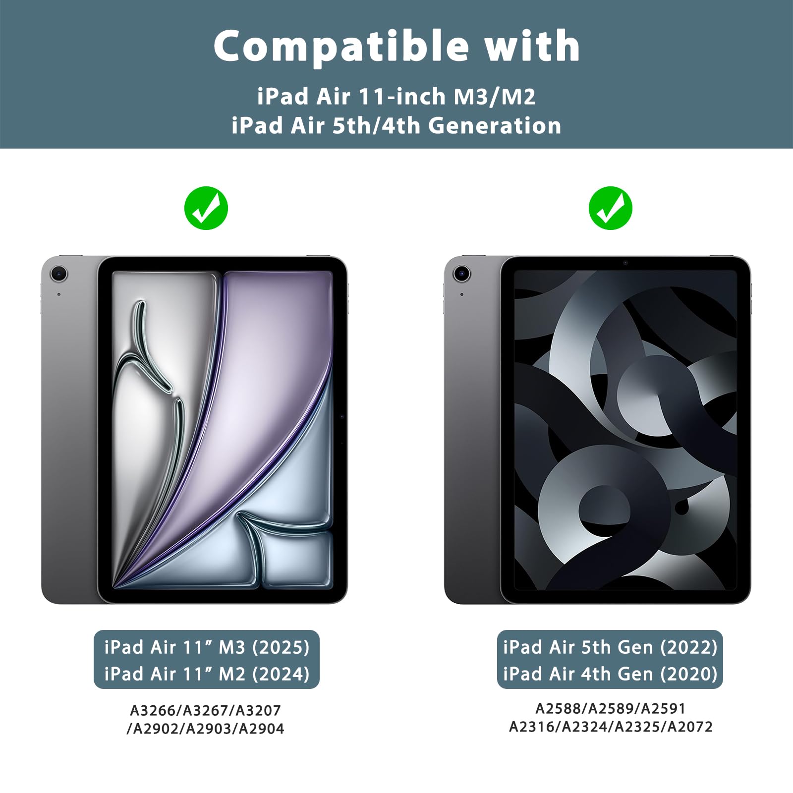 Cover Ipad JETech Custodia Per 11 Pollici M3/M2 (2025/2024), 5/4