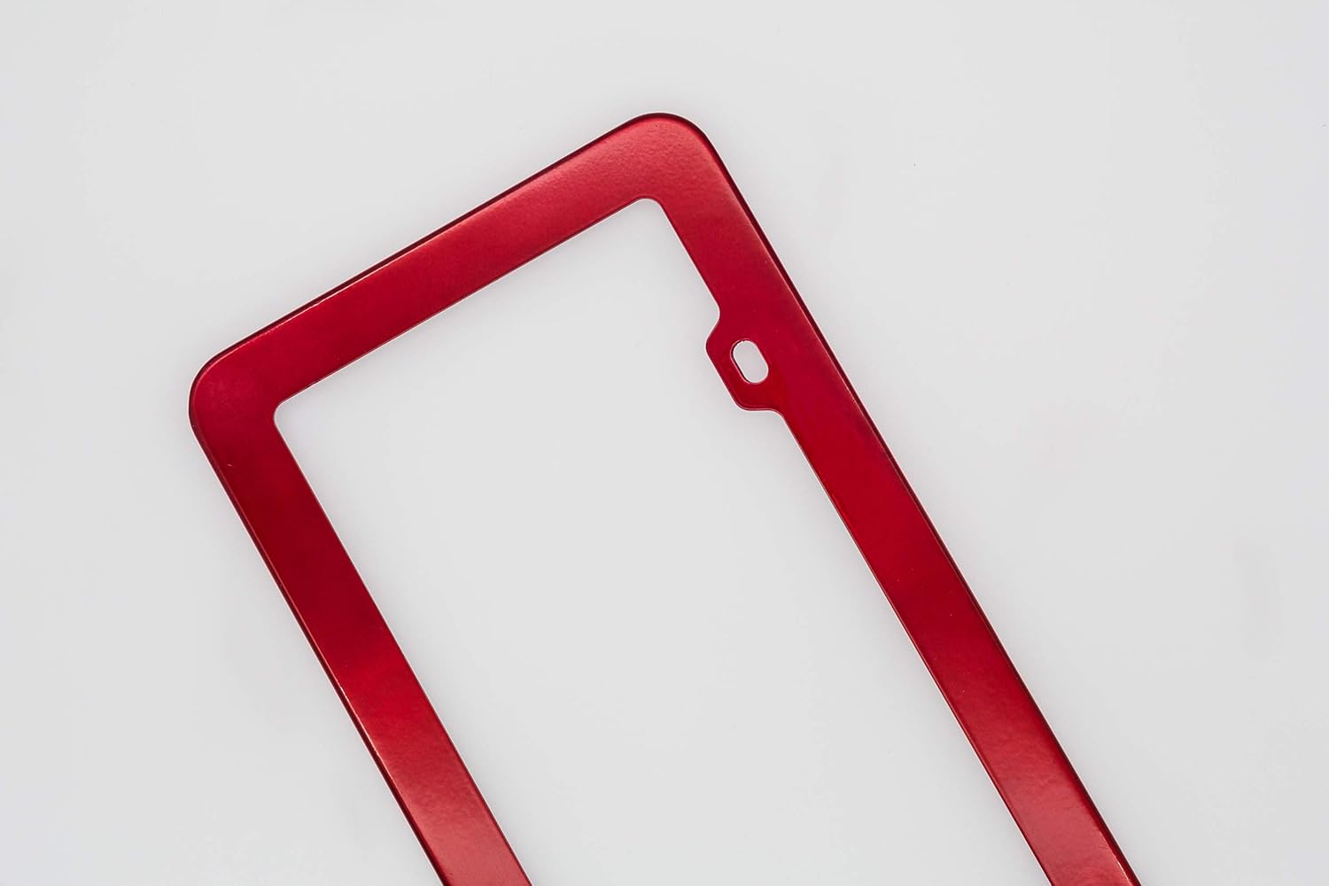 Creathome 201 Stainless Steel License Plate Frames with Shining Red Color - Image 4