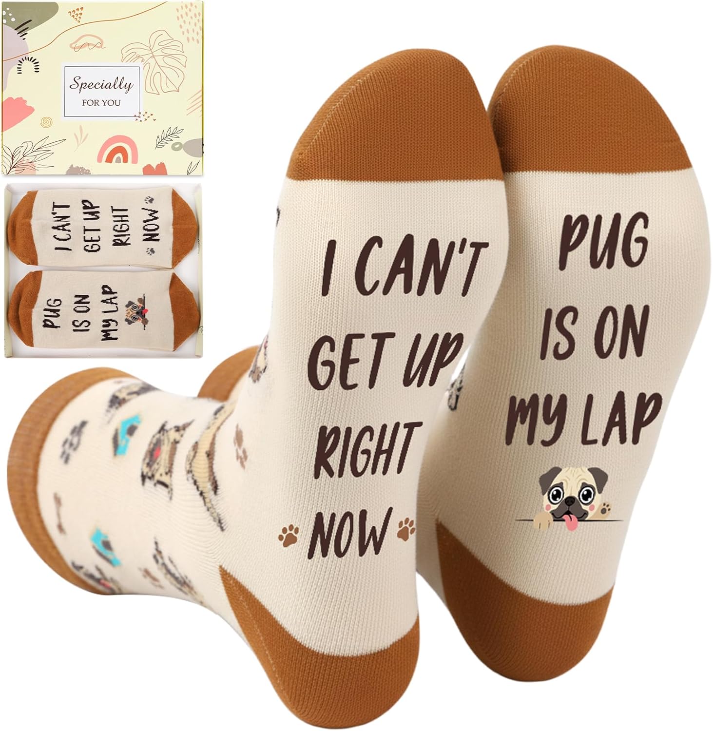 French Bulldog German Shepherd Pug Axolotl Socks Gifts for Women Pet Dog Owners Christmas Valentines Gifts