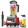 Smoothie Blender 1800W Powerful Blenders for Kitchen 70 Oz Large Capacity and BPA-Free Containers with To-Go Cup Countertop Blender for Smoothies, Ice Crushing & Frozen Drinks Red