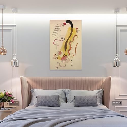 Miniatura 8 de Wassily Kandinsky Buyartforless Rampante - Póster de arte abstracto y arte de pared, póster moderno para decoración de dormitorio familiar, 12 x 18