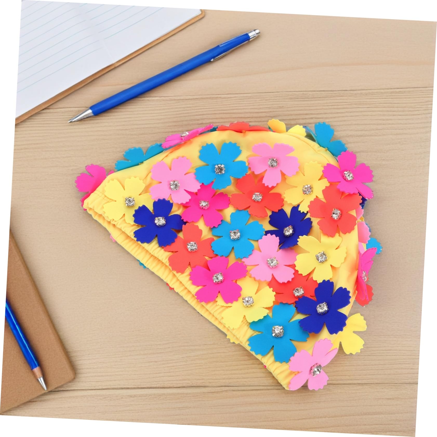 Gorro de Baño Floral para Mujer Adulta, 2 Unidades, Nylon