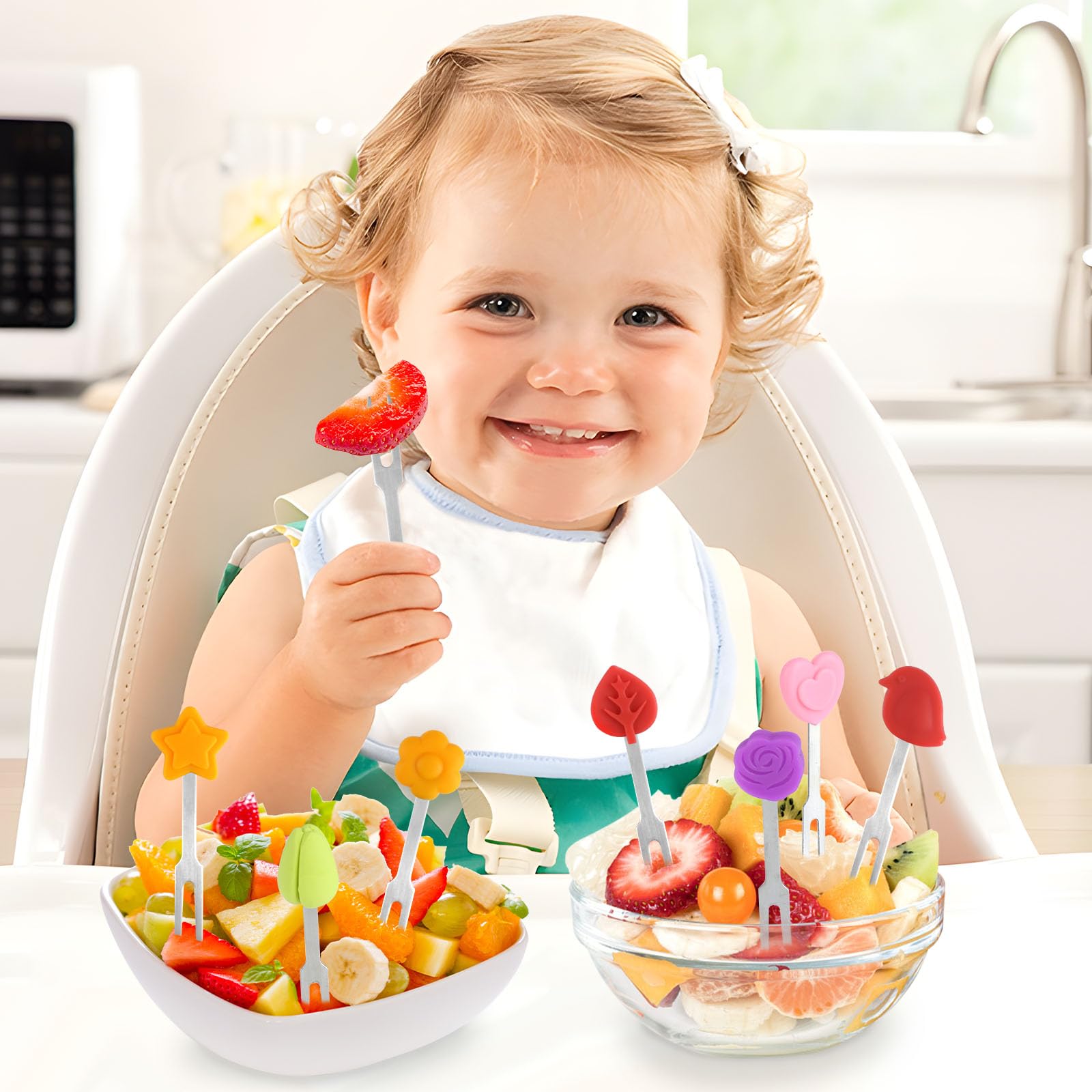 200 Stück Mini-Bambusgabeln, 8,9 Cm | Einweggabeln Für Snacks, Obst, Desserts | Kompostierbar & Lebensmittelecht