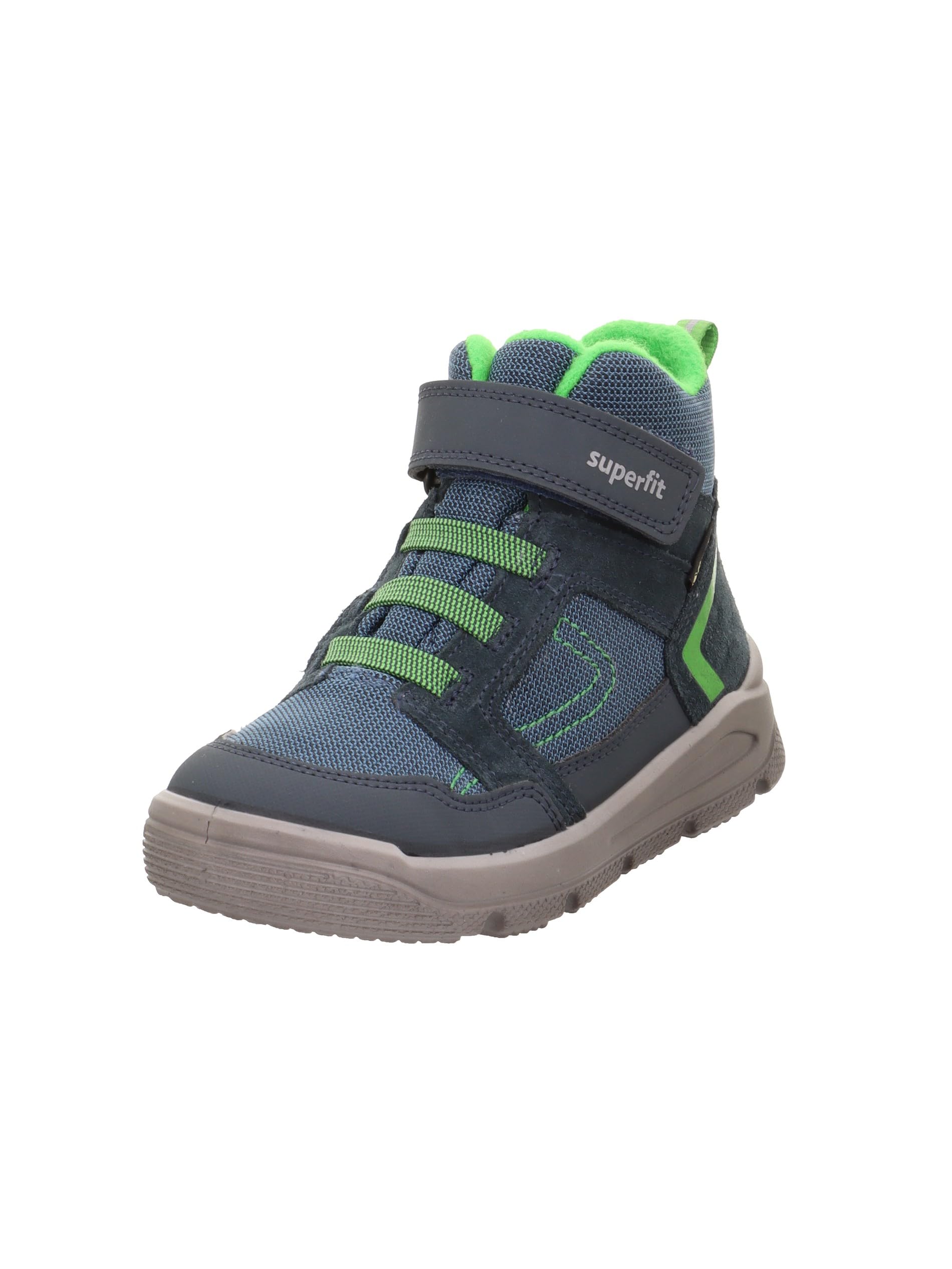 Superfit Boys' Mars Snow Boots, Blue Green 8000, 8.5 UK Child