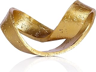 Geometric Knot Sculpture, Modern Coffee Table Decor Abstract Figurines, ...