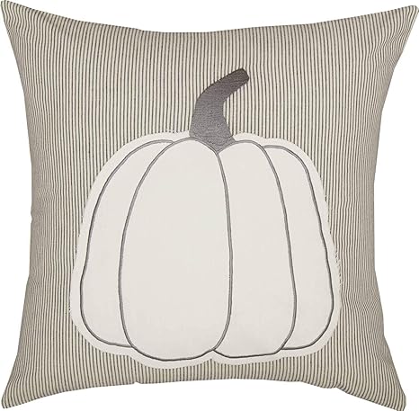 white pumpkin pillow