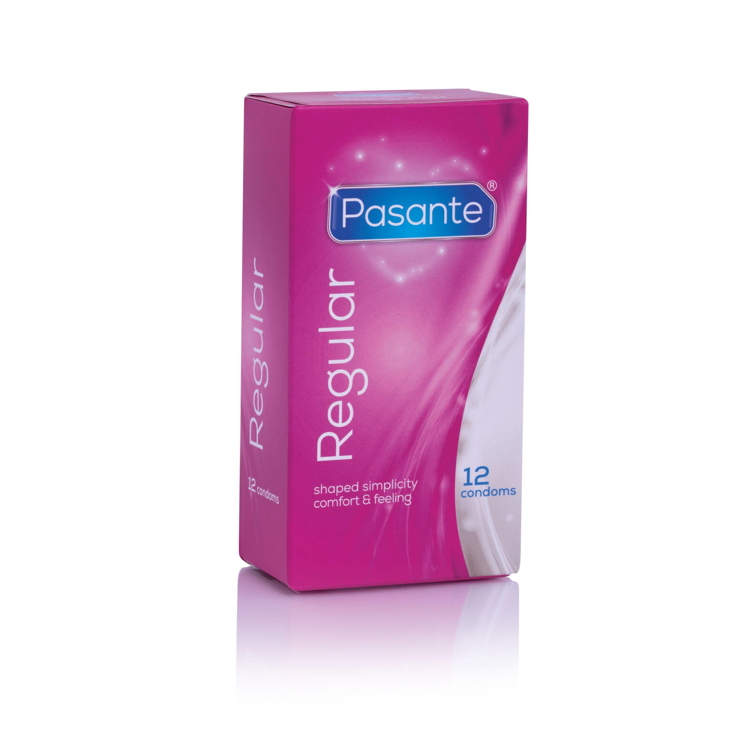 Pasante Regular Condoms, 12 Count