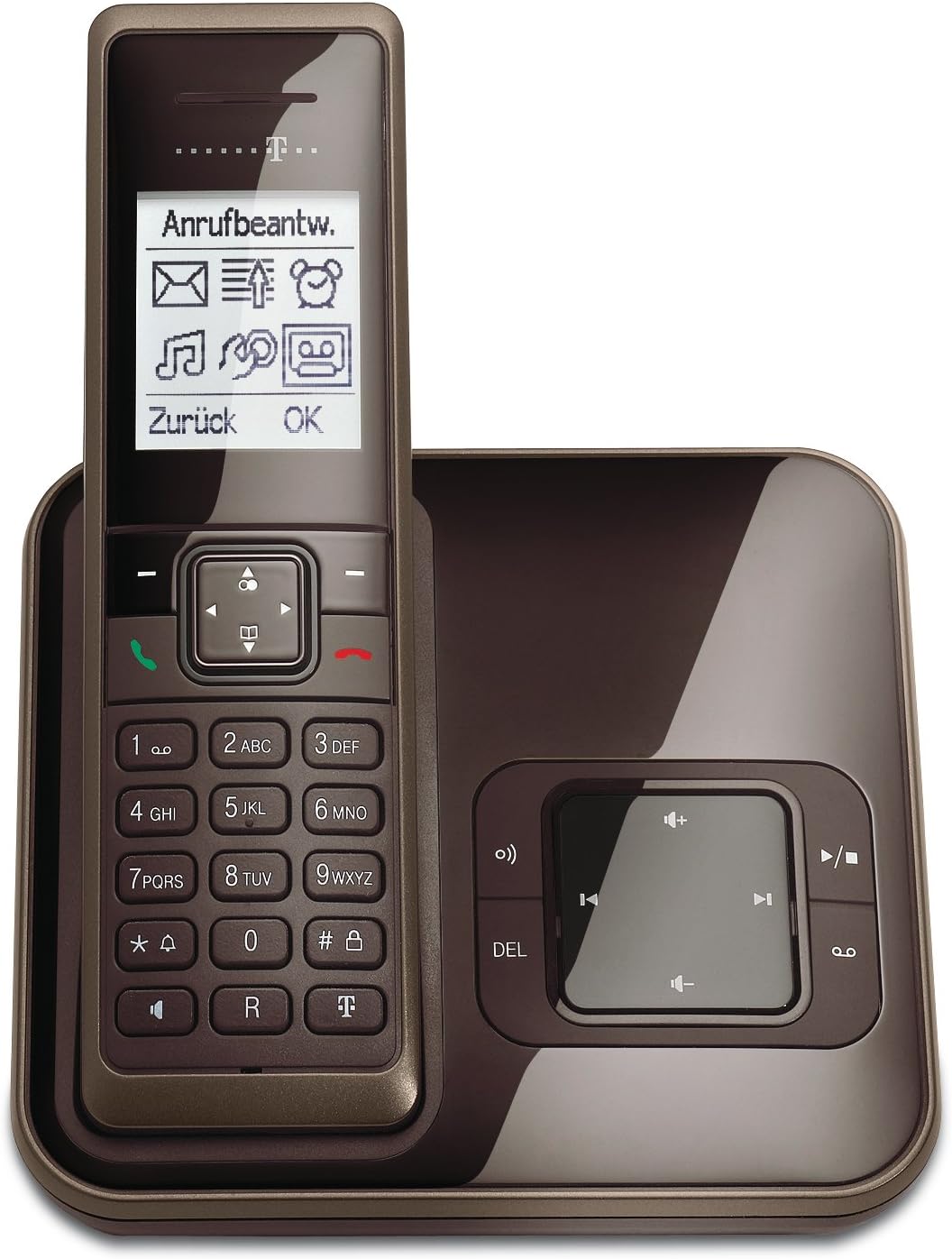 Telekom Sinus A205 Comfort Dect Telefon Mit Anrufbeantworter Deutsche Telekom Sinus A205 Schnurlostelefon mit Anrufbeantworter