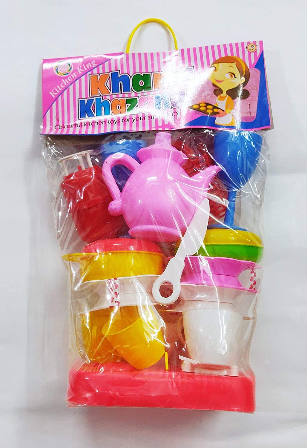 MGT CREATION khana khazana Kitchen Set Toy, Kitchen Set for Kids, Chef Kids Kitchen Set (Multicolour) (B08R6989VQ) Amazon Price History, Amazon Price Tracker