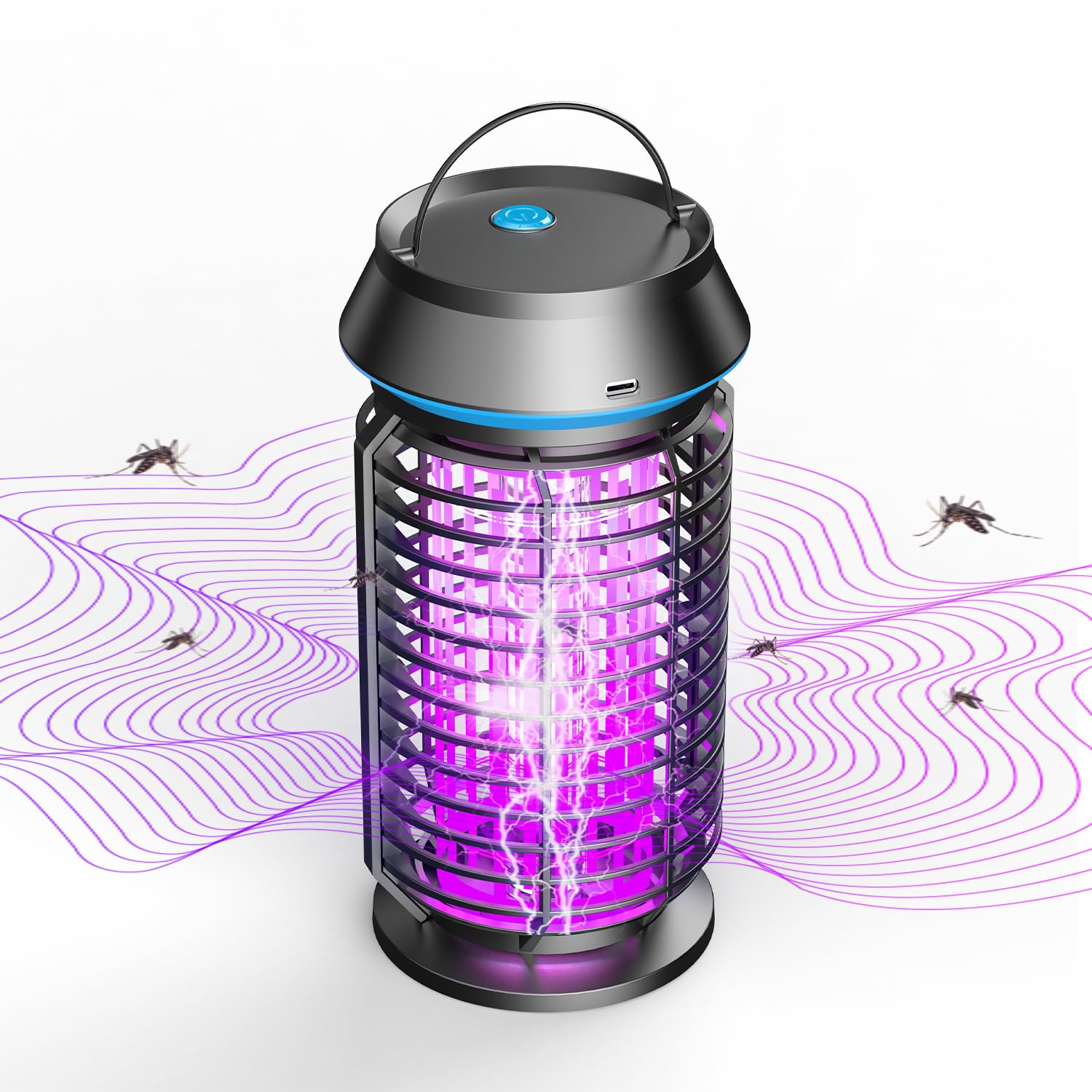 Electric Anti-Mosquito Lamp,Waterproof Mosquito Killer for Flying Insect Control Lamp
