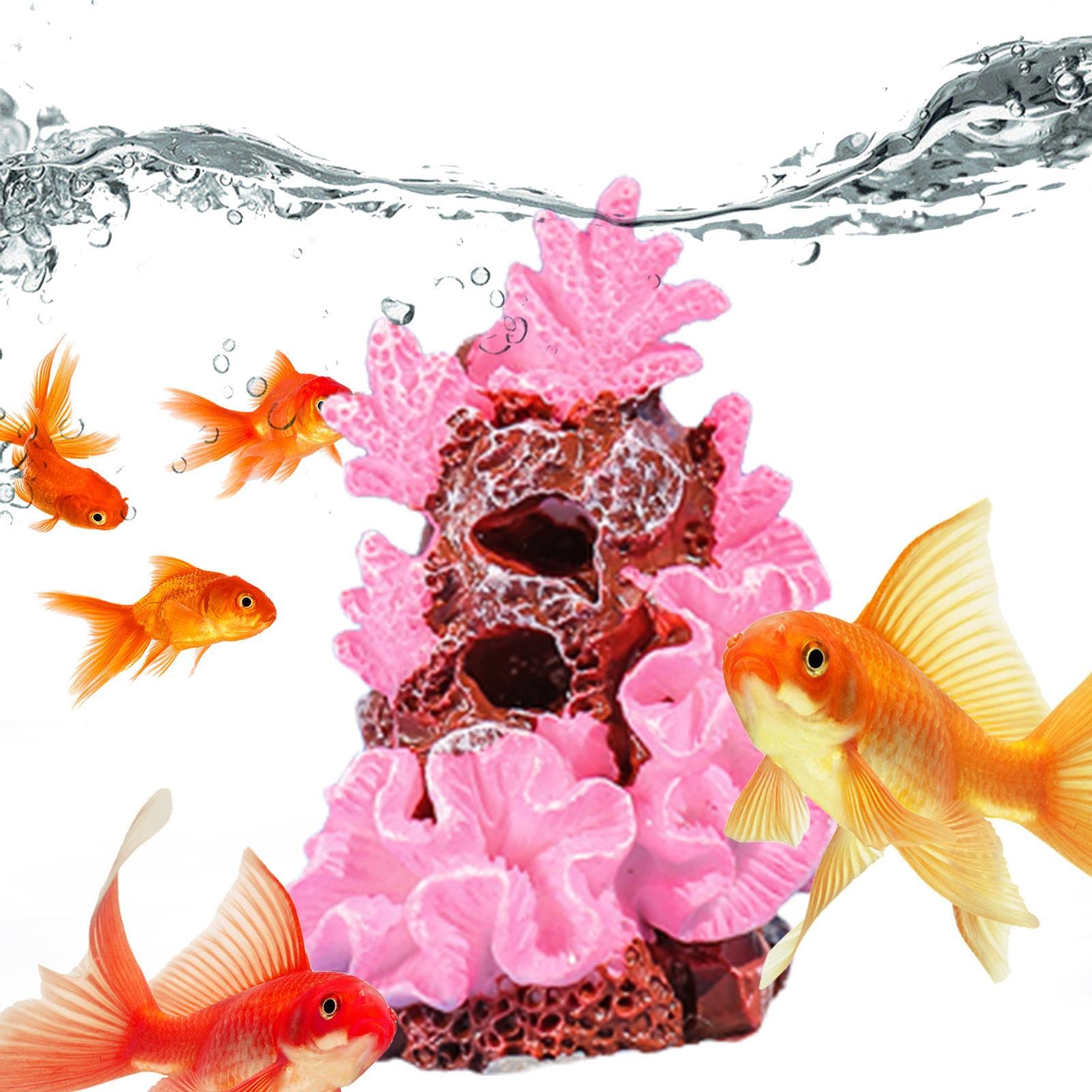 Corail Artificiel pour Aquarium | Minuscules Ornements en Corail – Décoration paysagère pour Aquarium, Bureau, Terrarium d'animaux et