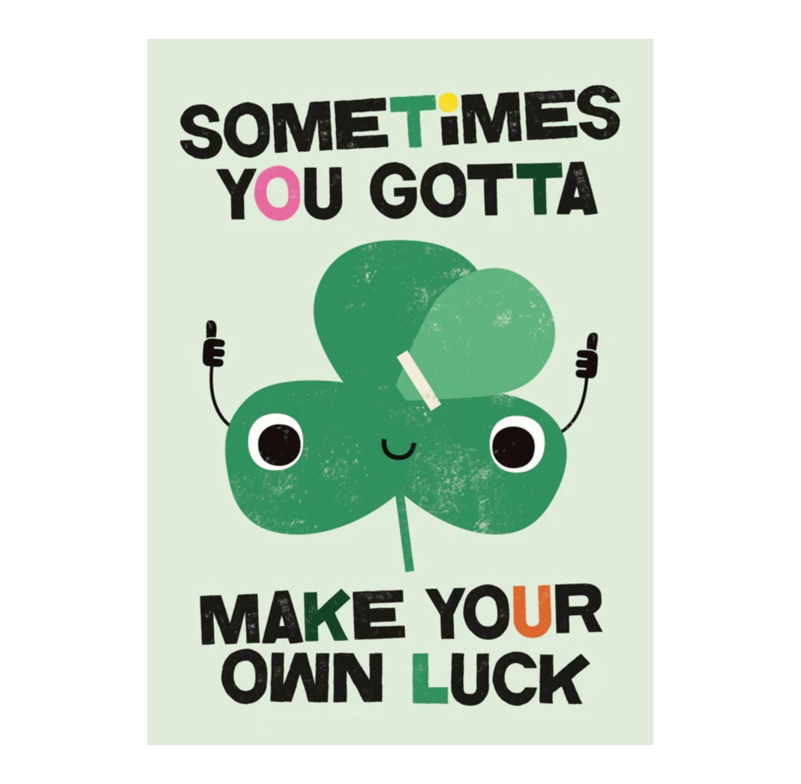 KATE SMITH Good Luck Occasion Card - New Job, Exams, Caring encouragement Card