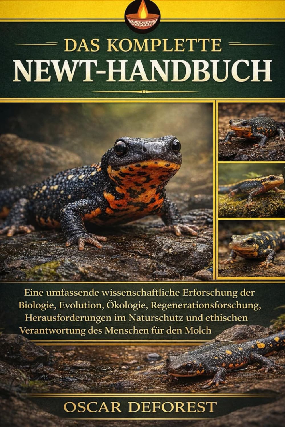 DAS KOMPLETTE NEWT-HANDBUCH: Eine umfassende wissenschaftliche Erforschung der Biologie, Evolution, Ökologie, Regenerationsforschung, ... Verantwortung des Menschen für den Molch